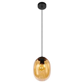 Подвесной светильник *18*-27,5 см, 1*E27*40W, LOFT IT Bubble 10427 Amber, черный