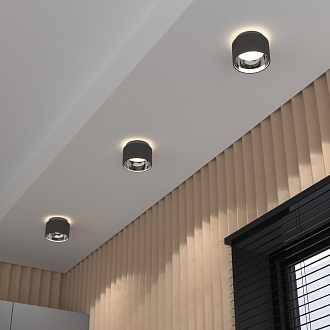 Накладной точечный светильник 1069 GX53 GR Графит Elektrostandard