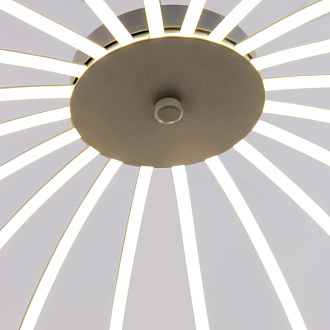 Подвесная люстра 60*190 см, 60W, Favourite Vertex 4285-6P Матовый серый и белый акрил