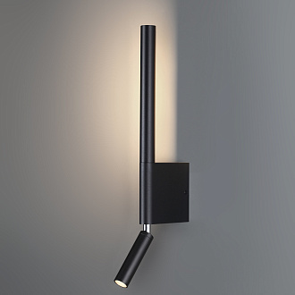 Бра 10*42*2,5 см, 5W+3W, 3000K NOVOTECH OVER FERMO 359436 черный