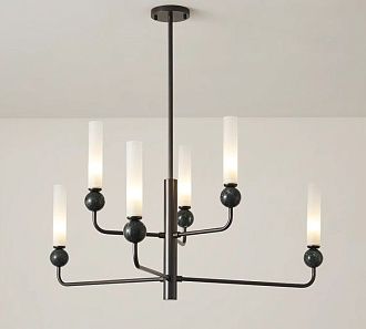 Люстра на штанге Inodesign Stenly Black 6 44.9850