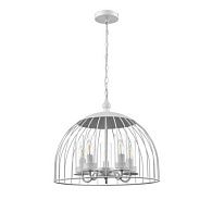 Подвесная люстра  49*125 см, 5*E14 белый Vele Luce Florian VL5061P05