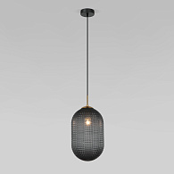 Подвесная люстра 20*20*109 см, 1*E27 Eurosvet Gem 50261/1 темно-серый