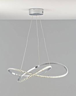 Подвесной светодиодный светильник 66*100 см, LED 120 W, Moderli Ello V2787-PL Хром