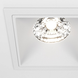 Светильник 9 см, 15W, 4000K, Technical DL043-01-15W4K-D-SQ-W, белый, 36°, Dim, Triac