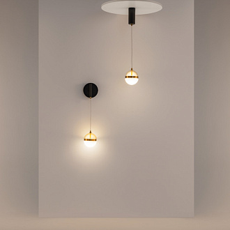 Светильник 12 см, 12W, 3000K, Maytoni Area MOD295PL-L20BS3K, латунь