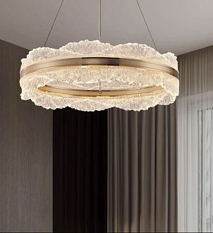 Светильник 8858-400, D400*H150 LED, 70W, 3000/4000/6000K, Alva Donna, шампань