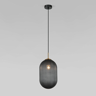 Подвесная люстра 20*20*109 см, 1*E27 Eurosvet Gem 50261/1 темно-серый