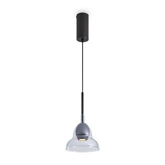 Подвесной светильник *15*49-225 см, 1*LED*6W, 3000K, Freya  FR5637PL-L6SM, Черный