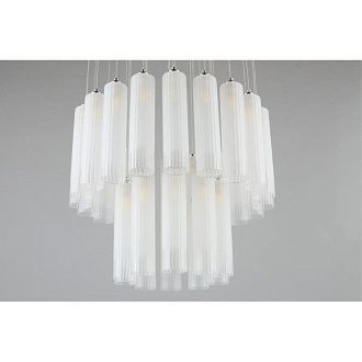 Подвесная люстра 60*60-110 см, 30*G9, 3W, Aployt Francesca APL.859.06.30, хром