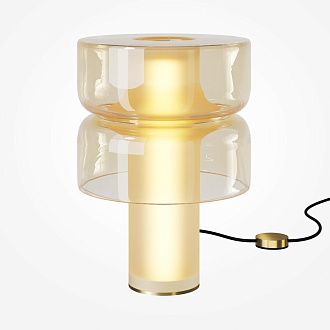 Настольная лампа *22*-31 см, *LED*9W, 3000K, Maytoni Vetro MOD485TL-L9AM3K, Латунь