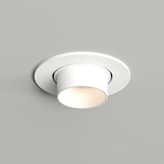 Светильник встраиваемый 9*9*5,1 см, вр 7,5 см, 1*GU5.3*15W, Denkirs Rond DK3120-WH, белый