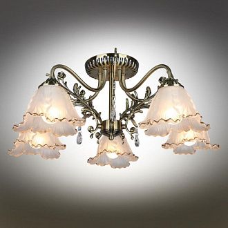 Люстра 57*24 см, 5*E27, 40W, Omnilux Omnilux 548 OML-54807-05, золотой