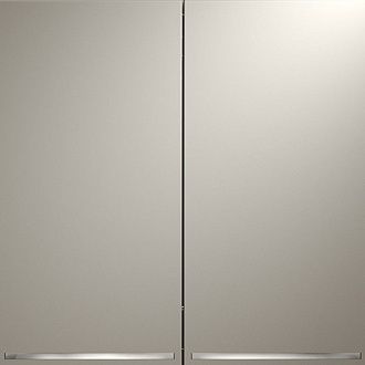 Выключатель встраиваемый Voltum S70 двухклавишный с подсветкой 10А, кашемир пластик Soft touch VLS020203