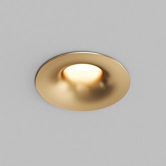 Встраиваемый светильник *8,4*7 см, *LED*975Lm, 3000-4000-6000K, Denkirs Shine Glow DK2430-SB, сатинированная латунь