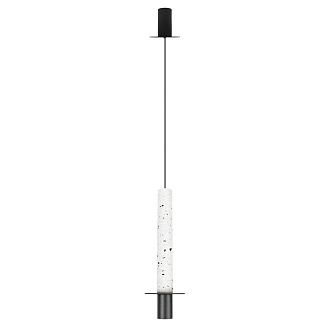 Подвесной светильник *13*43 см, 1*LED*7W, 4000K, Loft It Lava 10361B, Черный, белый