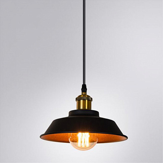 Светильник подвесной Arte lamp Cappello Черный A7038SP-1BK