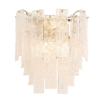 Бра 31*43 см, 3*E14*60W Латунь Crystal Lux RICARDO AP3 BRASS