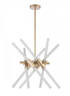 Подвесной светильник  50*140 см, 12*G9 шампань Vele Luce Fury VL5684P12