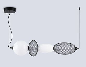 Подвесной светодиодный светильник 91,5*22*22- см, **W, 3000K, Ambrella Light High Light LH11010, черный