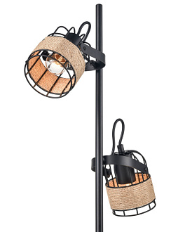 Торшер  38*155 см, 2*E27 черный Vele Luce Extra VL6472F02