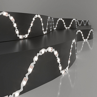 Светодиодная лента Лента светодиодная гибкая 12V 6W 60Led 2835 IP20 дневной белый, 5м Elektrostandard