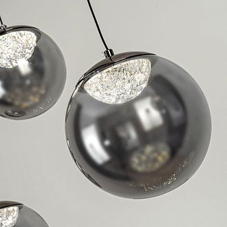 Светильник 120** см, LED*38W, 3000-6000K, Modelux  ML.2338.6 BK, Чёрный