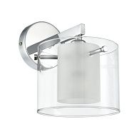 Бра *16*-20 см, 1*E14*40W, Lumion VERDI 8261/1W, хром, прозрачный