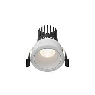 Встраиваемый светильник DL115-10W-4K-W **-8,2 см, *LED*10W, 4000K, Maytoni technical Dip DL115-10W-4K-W, Белый, вр 6 см