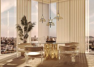 Подвесной светильник 25*25*348 см, LED*12W, 3000K, Maytoni Bangkok MOD185PL-L12CG3K2, черный