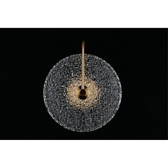 Бра 12*28*33 см, 1*LED, 5W, 3000K, Aployt Luca APL.329.01.05, латунный