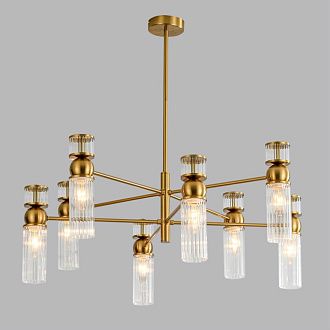 Люстра *74*72,5-72,5 см, 8*E14*40W, Lumion Denver LUM8276/8, латунь