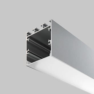 Алюминиевый профиль  Накладной 35*35*2000 мм для светодиодной ленты Maytoni Led strip Серебро ALM-3535B-S-2M