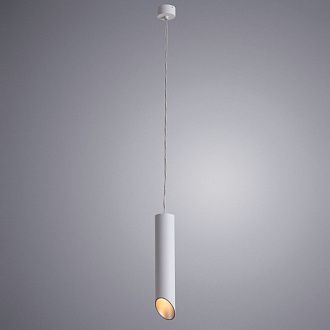 Подвесной светильник Arte Lamp Pilon-Silver A1536SP-1WH белый, диаметр 5.6 см