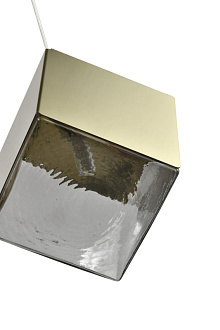 Подвесной светильник 25*25*180 см, 3*G9, 30W, Zortes Ice Cube ZRS.1005.03, золотой