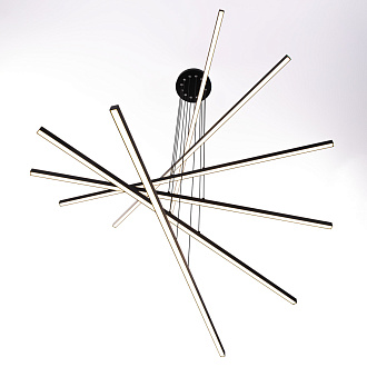 Люстра подвесная 120*25/125 см, 180W, 3000-5500K Citilux Стиг CL203261 черный