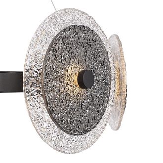Подвесная люстра 80*150 см, 1*LED*44W, 4000K, ST-Luce Alumno SL6142.443.01, черный