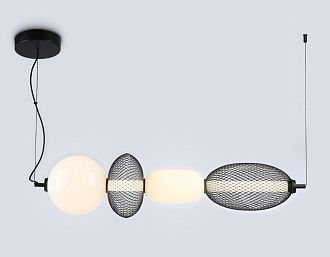 Подвесной светодиодный светильник 91,5*22*22- см, **W, 3000K, Ambrella Light High Light LH11010, черный