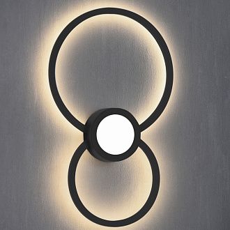 Бра 4*26*43 см, LED *  24W, 3000К Mantra Mural 7460, черный