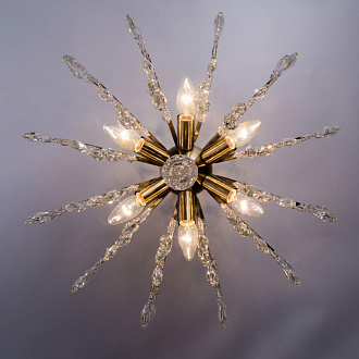 Подвесная люстра Citilux Селена CL302163, диаметр 50 см, бронза