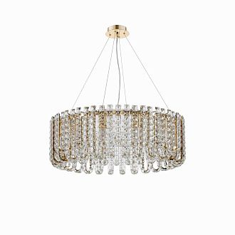 Люстра Ø800 x H280 (1200), мм, 12*40W (480W), H GOLD (Золото) NewRgy NW082-ф800*H280(1200) H GOLD
