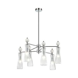 Люстра *65*88-88 см, 6*E14*40W, Lumion Emily LUM8268/6, хром; белый