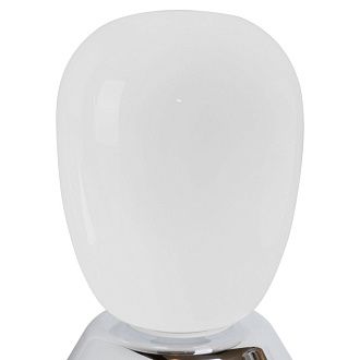 Настольная лампа диммируемая 10W 3000K матовый/хром Uovo III Lightstar 807914