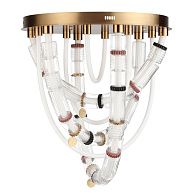 Светильник 60 см, 80W, 4000K, Odeon Light 5455/80CL, латунь