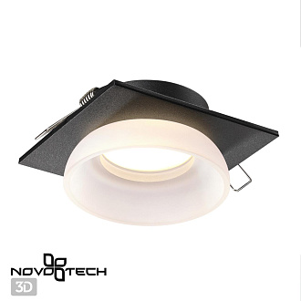 Встраиваемый светильник Novotech LIRIO 370723, черный