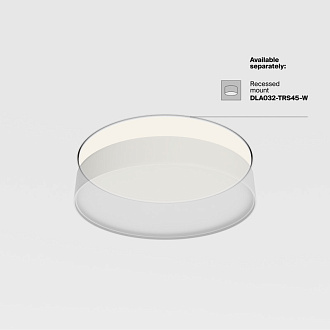 Накладной светильник 40*40*6 см, LED, 45W, 3000К, Maytoni Technical Zon C032CL-45W3K-RD-MG золото матовое