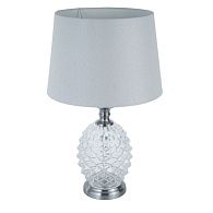 Настольная лампа 30*30*49 см, 1*E27 Gerhort G32162/1T CR+CL BEG, Хром;Прозрачный