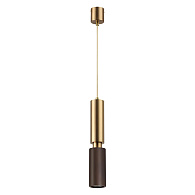 Подвесной светильник 1*LED*7W, 3000К, 1200lm Odeon Light Caucho 7062/1A, бронзовый
