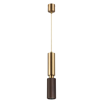 Подвесной светильник 1*LED*7W, 3000К, 1200lm Odeon Light Caucho 7062/1A, бронзовый