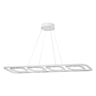 Светильник диммируемый, пульт ДУ 120*31*200 см, LED 175 W, 4000К Белый Novotech Over 359184 IP20